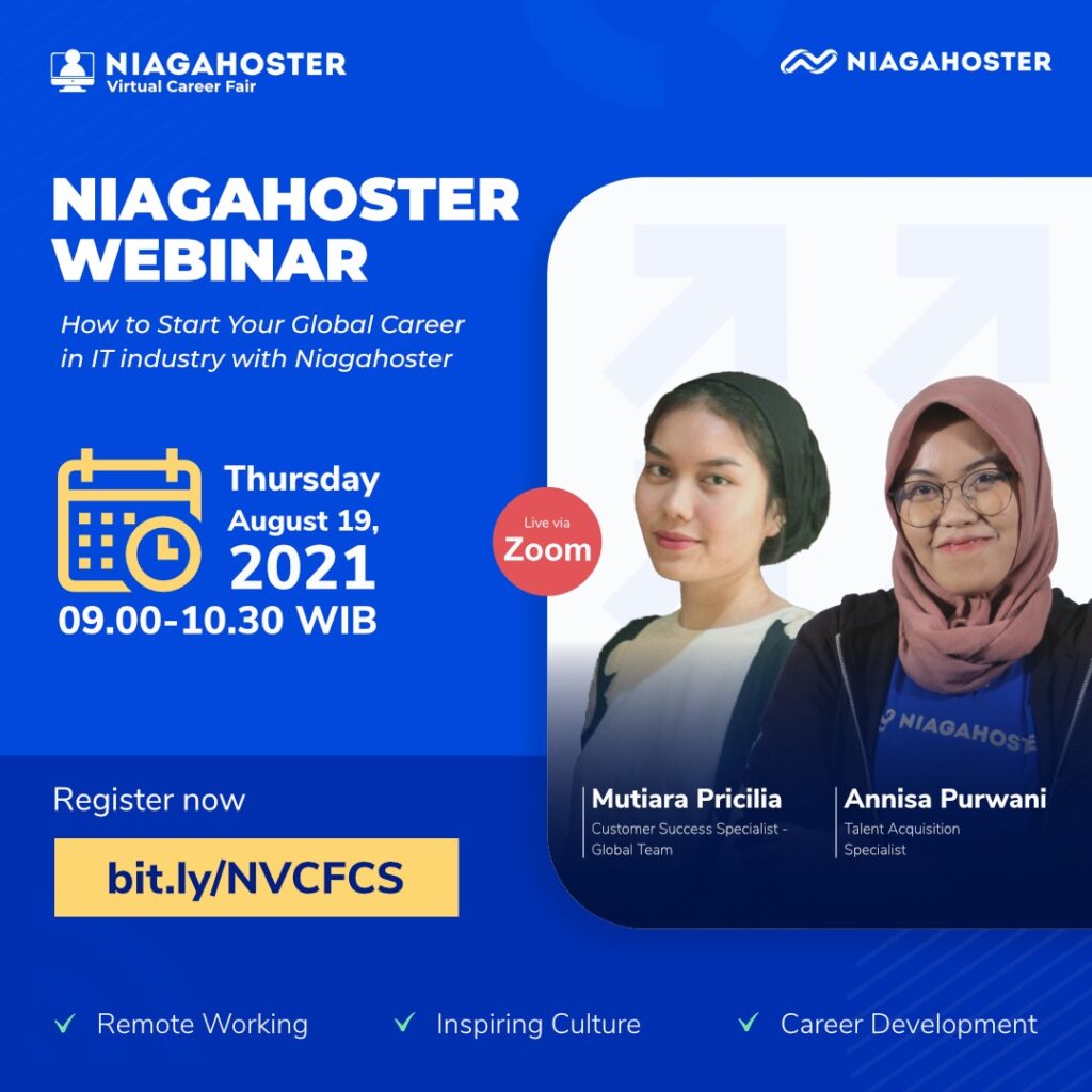 Join Niagahoster Virtual Career Fair 2021 Loker Jakarta Blog