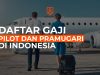 Berapa Besar Gaji Pilot dan Pramugari?