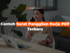 Contoh Surat Panggilan Kerja PDF Terbaru