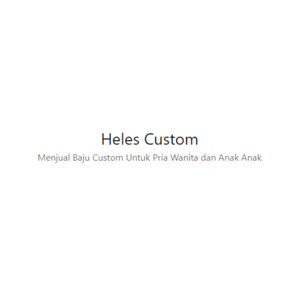 Heles custom